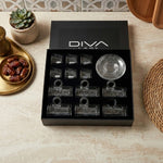 طقم استكانة وفنجان 18 قطعة