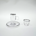 طقم استكانة وفنجان 18قطعة