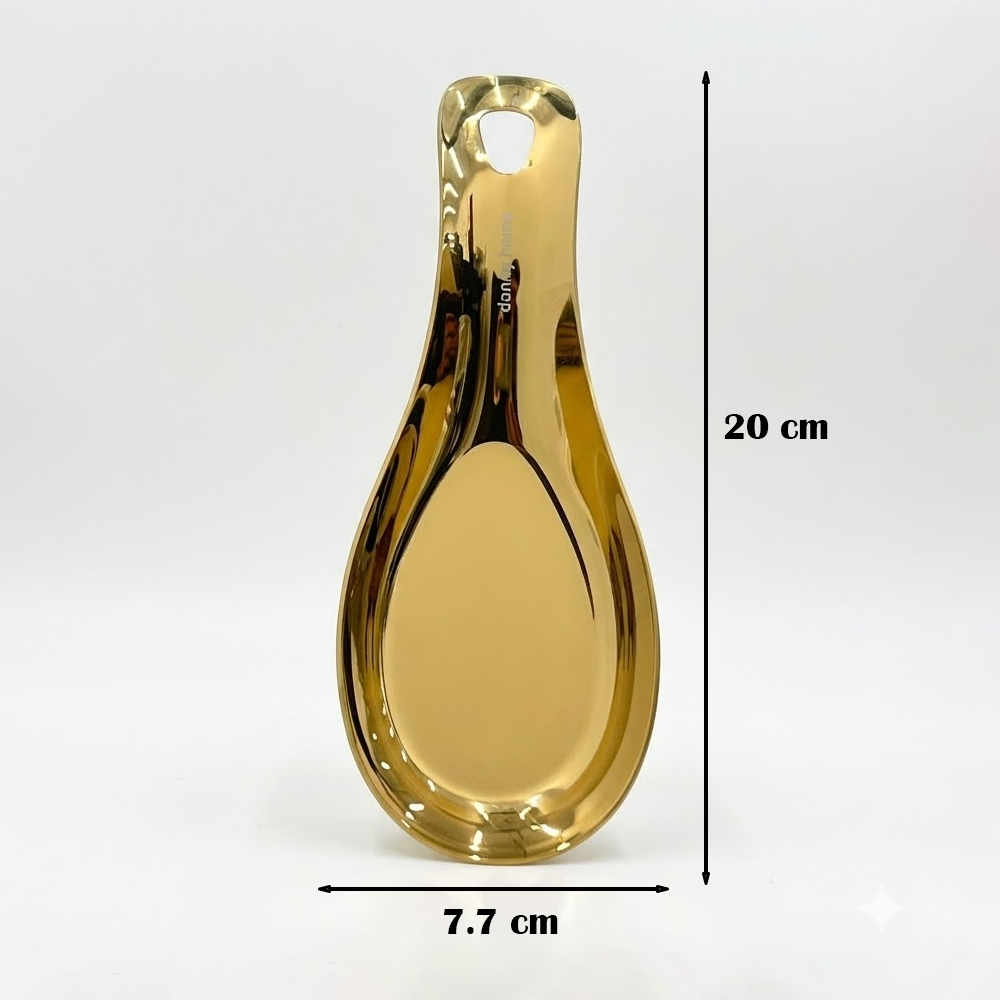 حامل ملعقة ذهبي