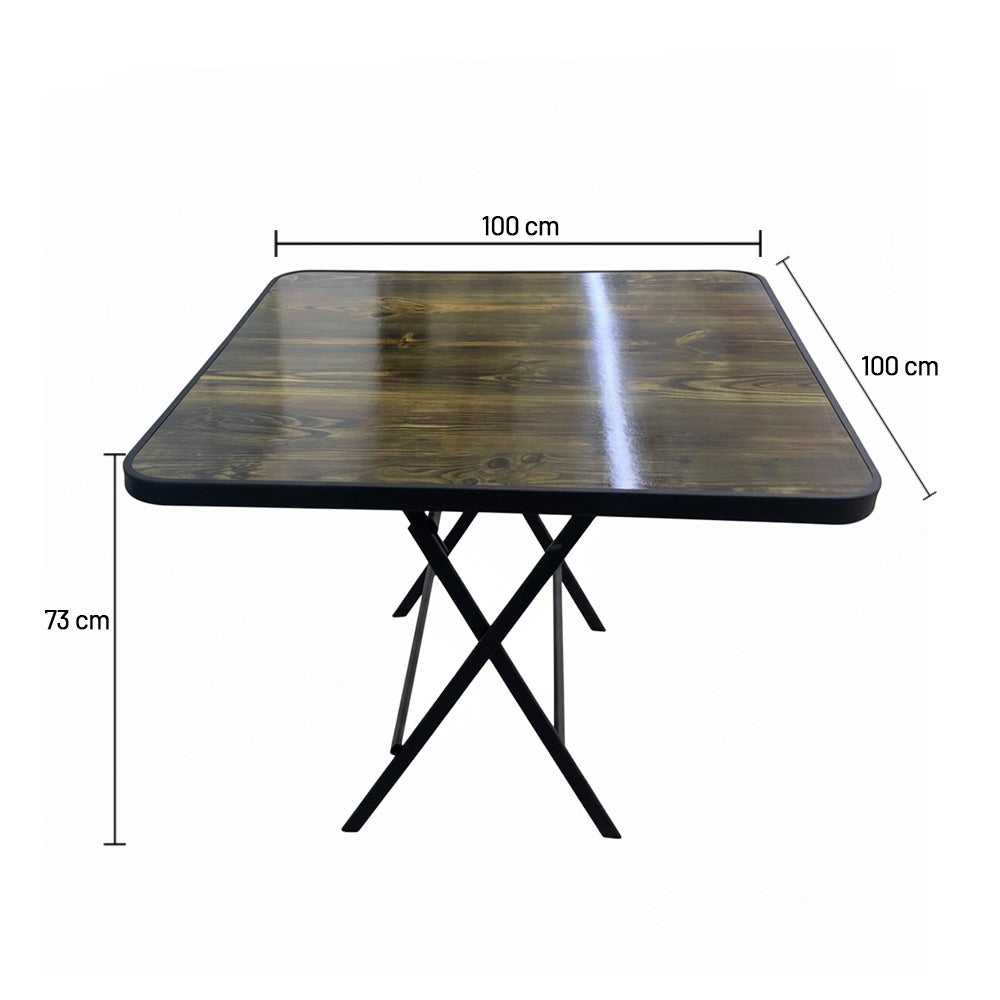 طاولة مربعة محمولة قابلة للطي