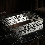 صينية تقديم معدنية