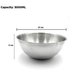 وعاء خلط مزود بعلامات قياس