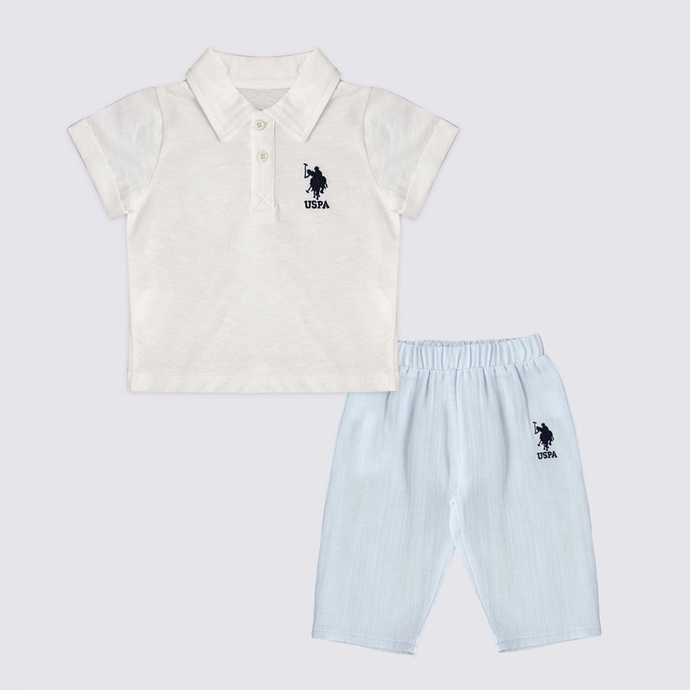 U.S POLO طقم بيبي