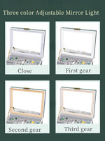 صندوق مجوهرات نسائي 2 طبقة