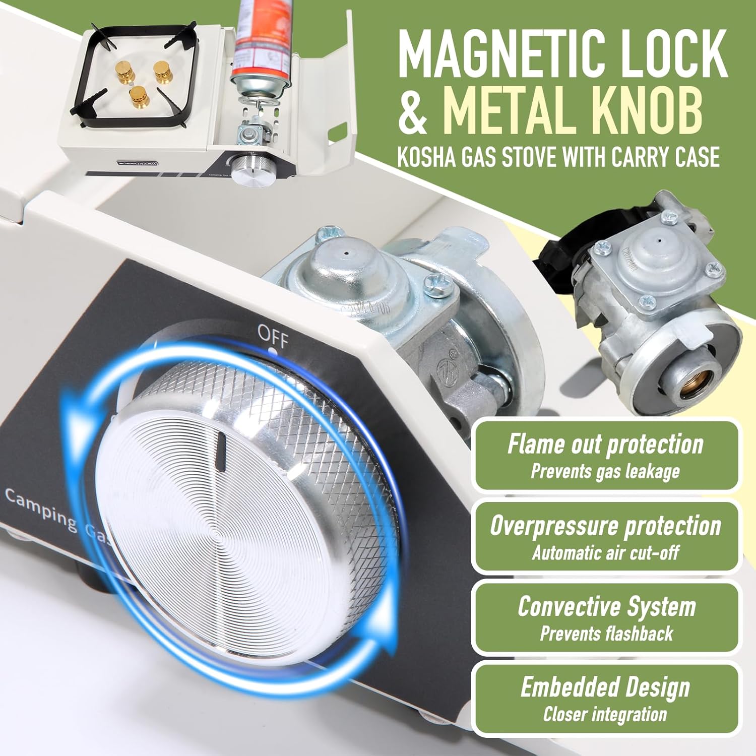 موقد غاز كاسيت  للتخييم