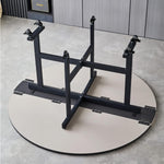 طاولة طعام مستديرة قابلة للطي