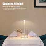 مصابيح طاولة LED لاسلكية قابلة لاعادة الشحن
