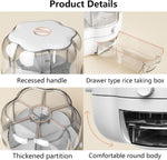 حافظة تخزين وتوزيع الحبوب بـ 6 شبكات