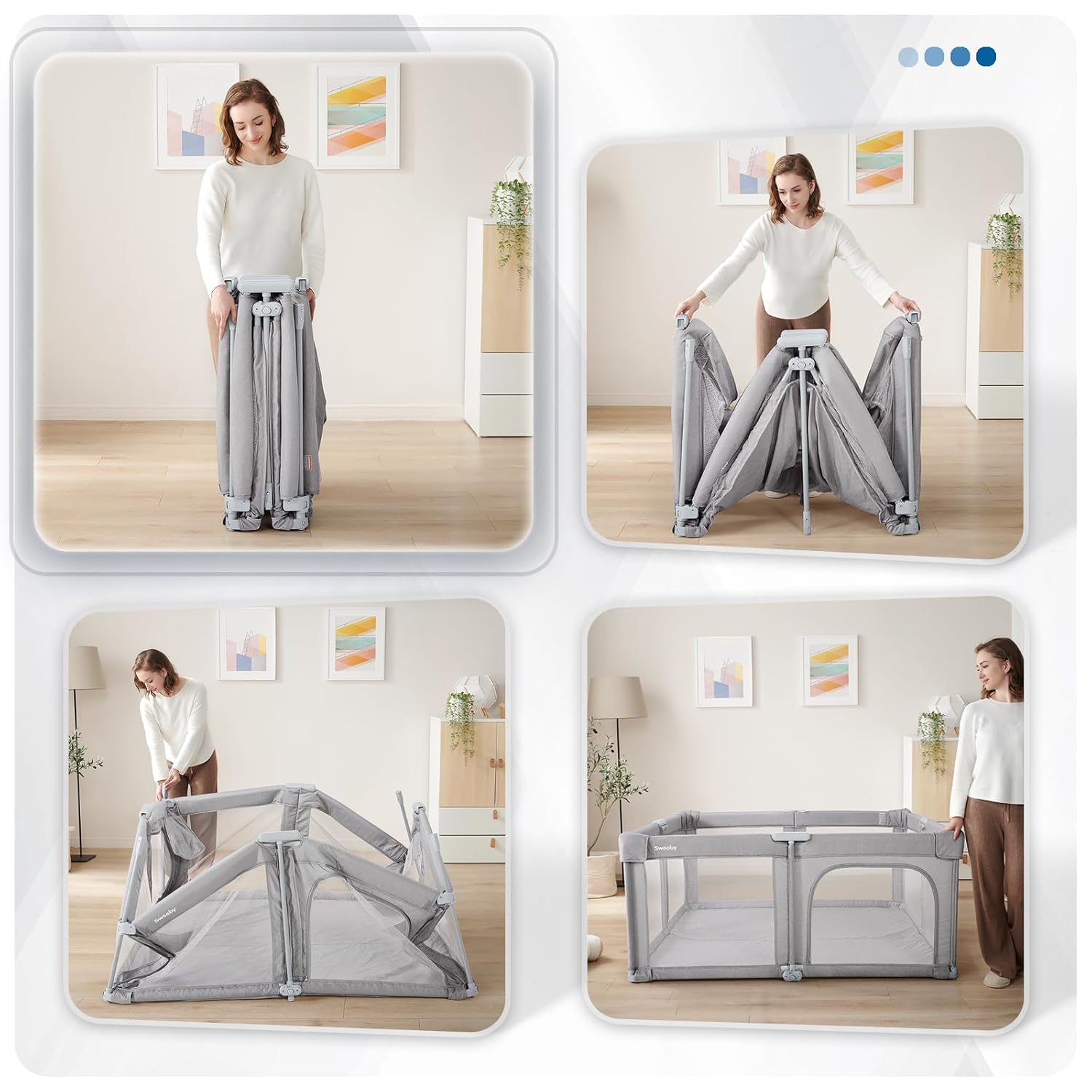 حباسة العاب الأطفال قابلة للطي