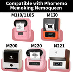 ‏ملصقات طابعة فوميو 50x50 مم  140 قطعة مربعه / أخضر