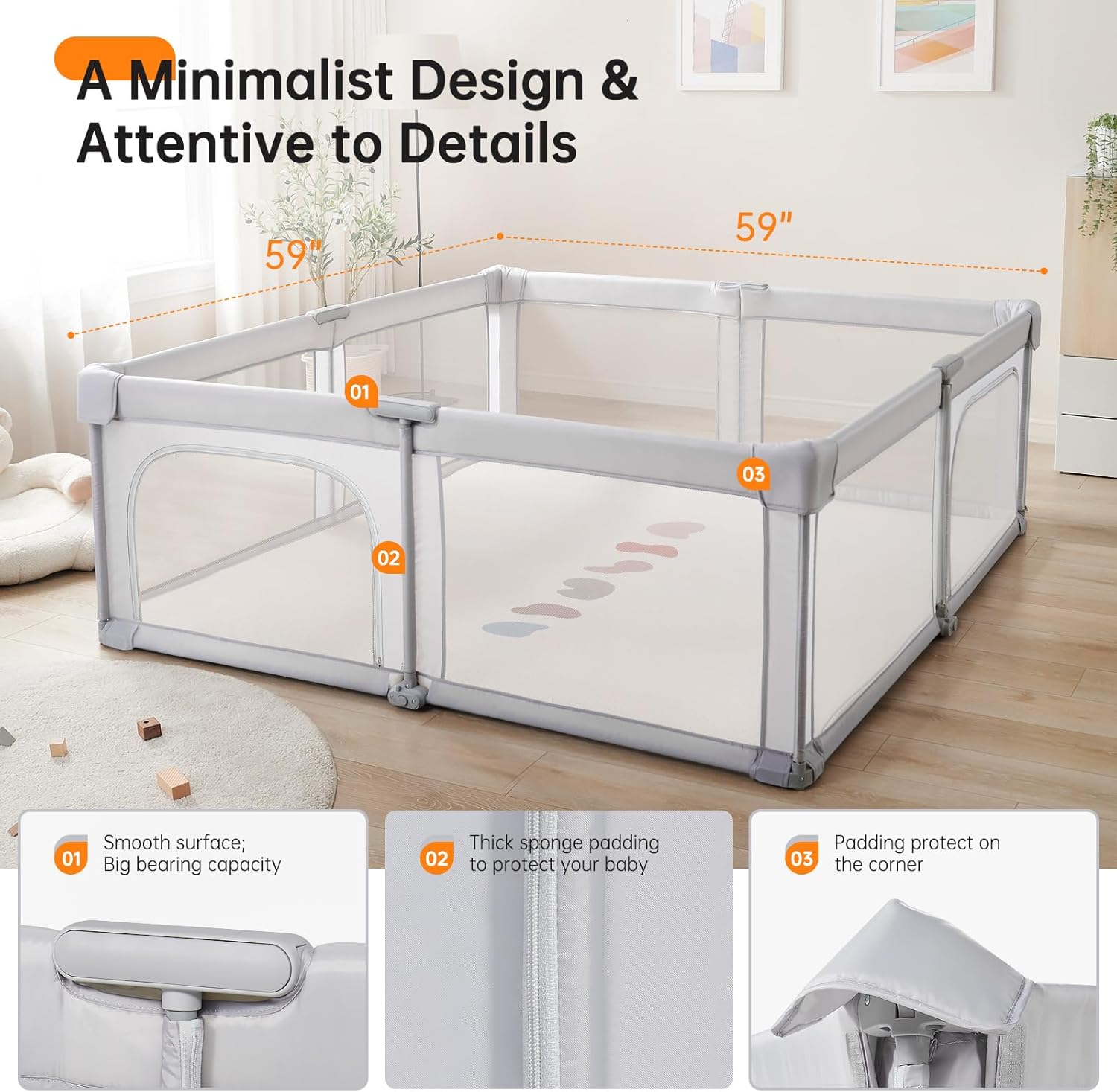 حباسة العاب الأطفال قابلة للطي