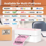 طابعة ملصقات شحن الحرارية Phomemo PM-241-BT