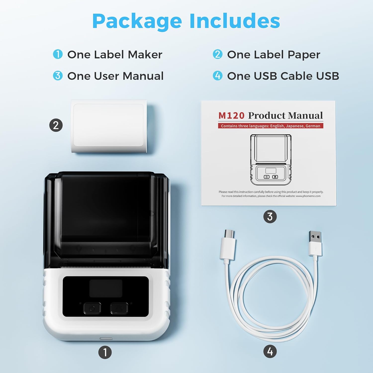 طابعة ملصقات فوميمو M120