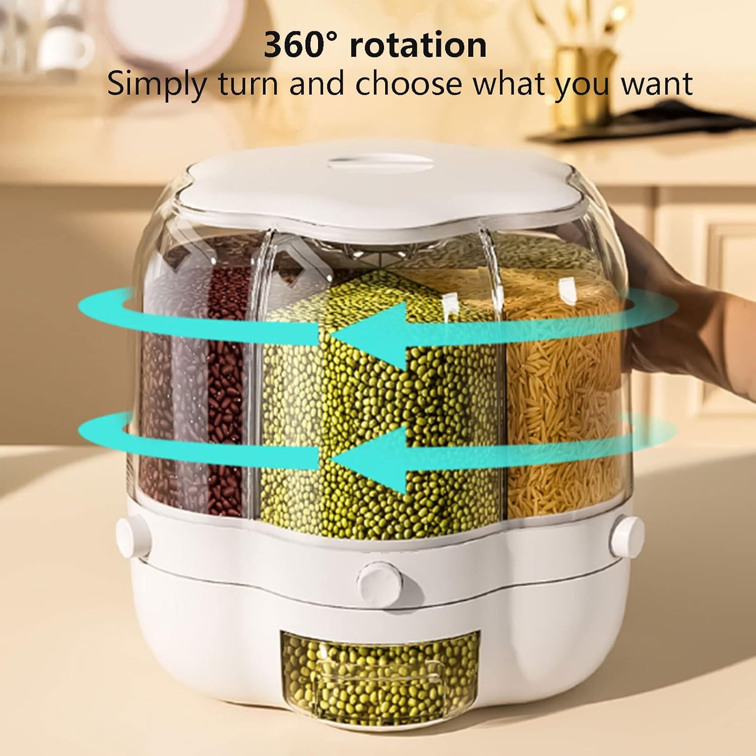 حافظة تخزين وتوزيع الحبوب بـ 6 شبكات