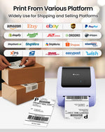 Phomemo D520-BT Thermal Label Printer / Purple