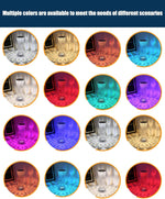 مصباح طاولة كريستال، 16 ضوء RGB