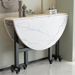 طاولة طعام مستديرة قابلة للطي