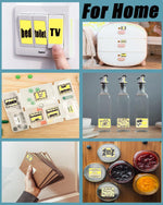 ‏ملصقات طابعة فوميو 40X30مم  230 قطعة / أصفر