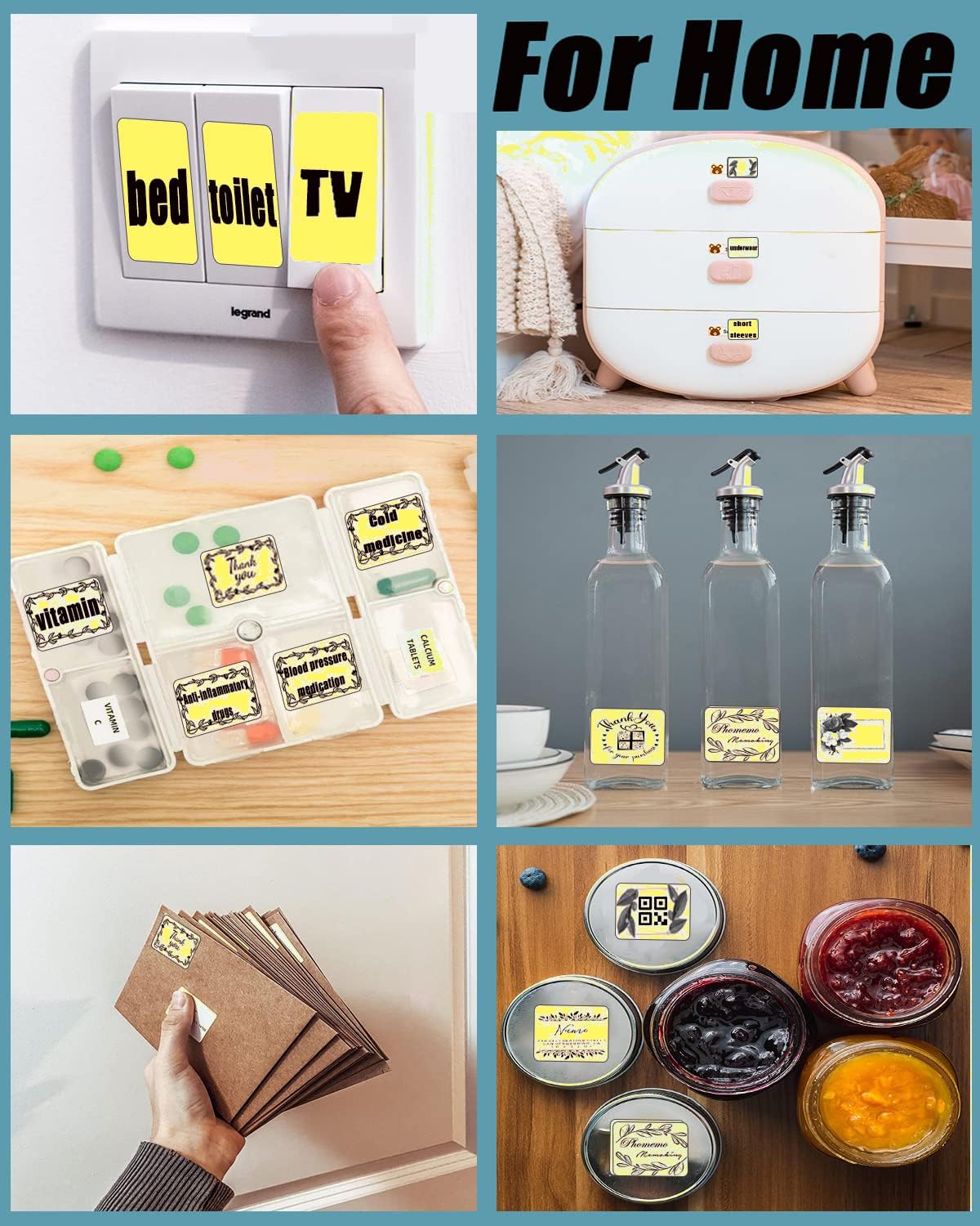 ‏ملصقات طابعة فوميو 40X30مم  230 قطعة / أصفر