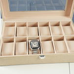 صندوق عرض ساعات أنيق ذو 12 فتحة