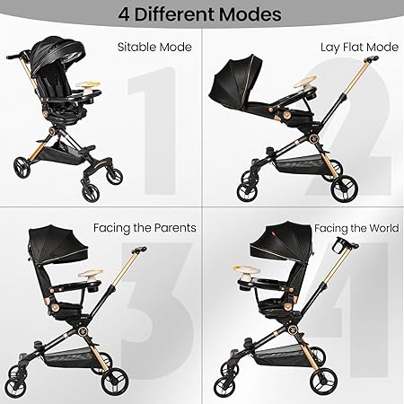 أحدث عربة أطفال بمقعد سيارة