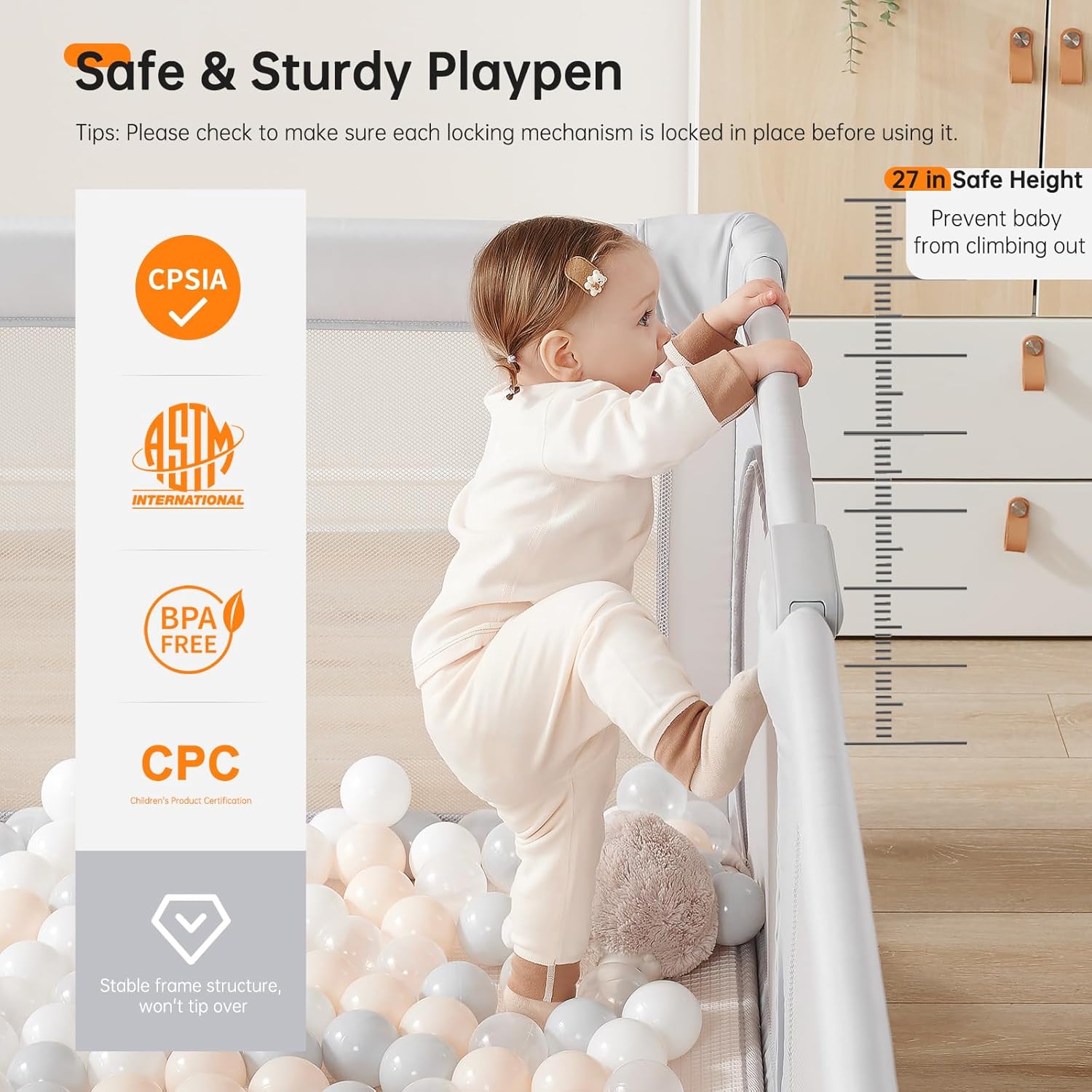 حباسة العاب الأطفال قابلة للطي