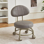 كرسي دوار منخفض مع عجلات