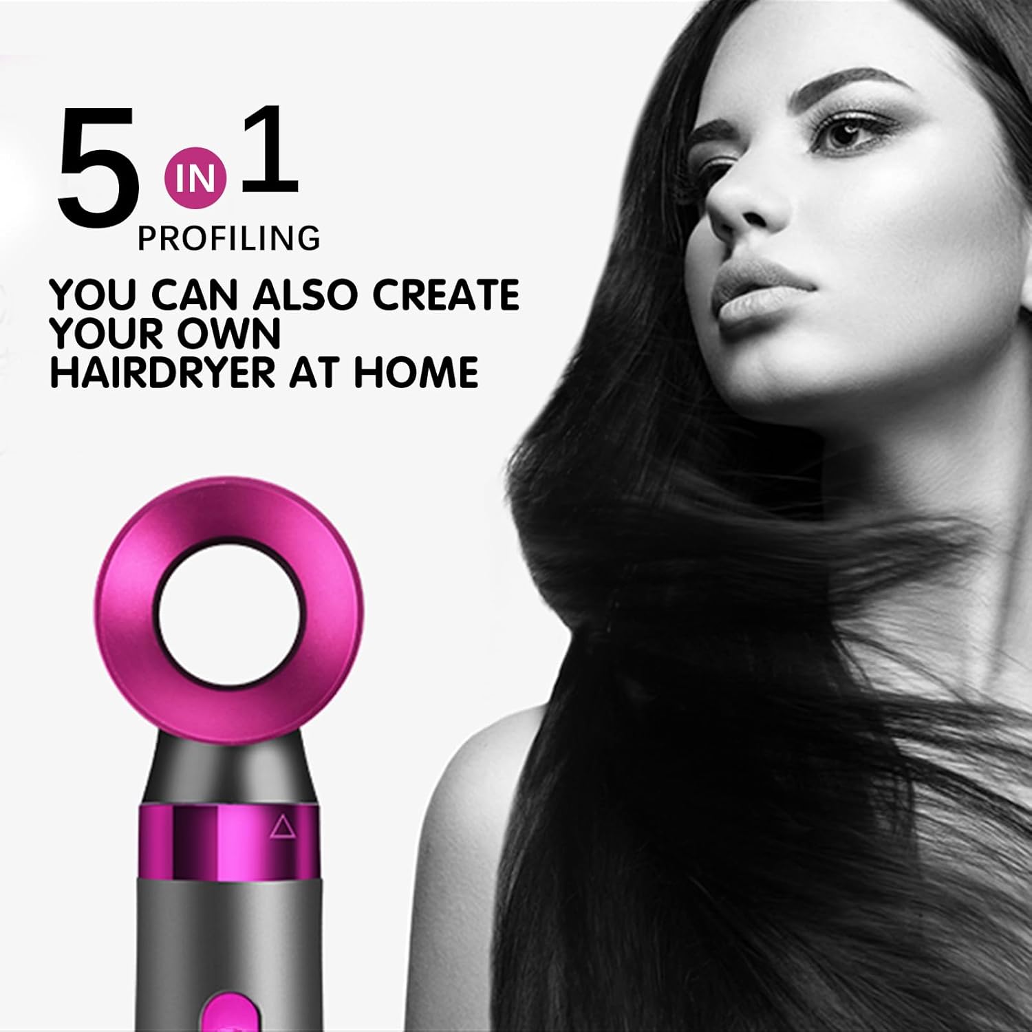 مجفف الشعر السريع مع مستويات