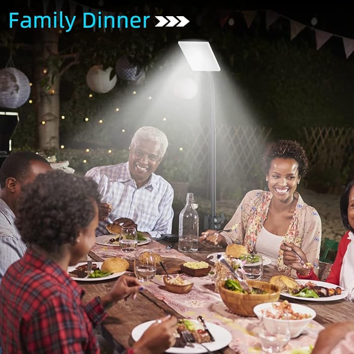 مصباح التخييم بإضاءة إل إي دي