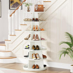 برج رفوف هرمي دوار للأحذية