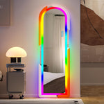 مرآة كاملة للتعليق على الحائط بإضاءة