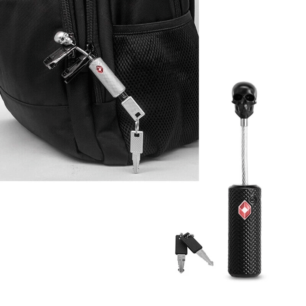 قفل أمتعة السفر المعدني