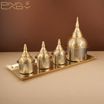 مجموعة تقديم ٤ اطباق