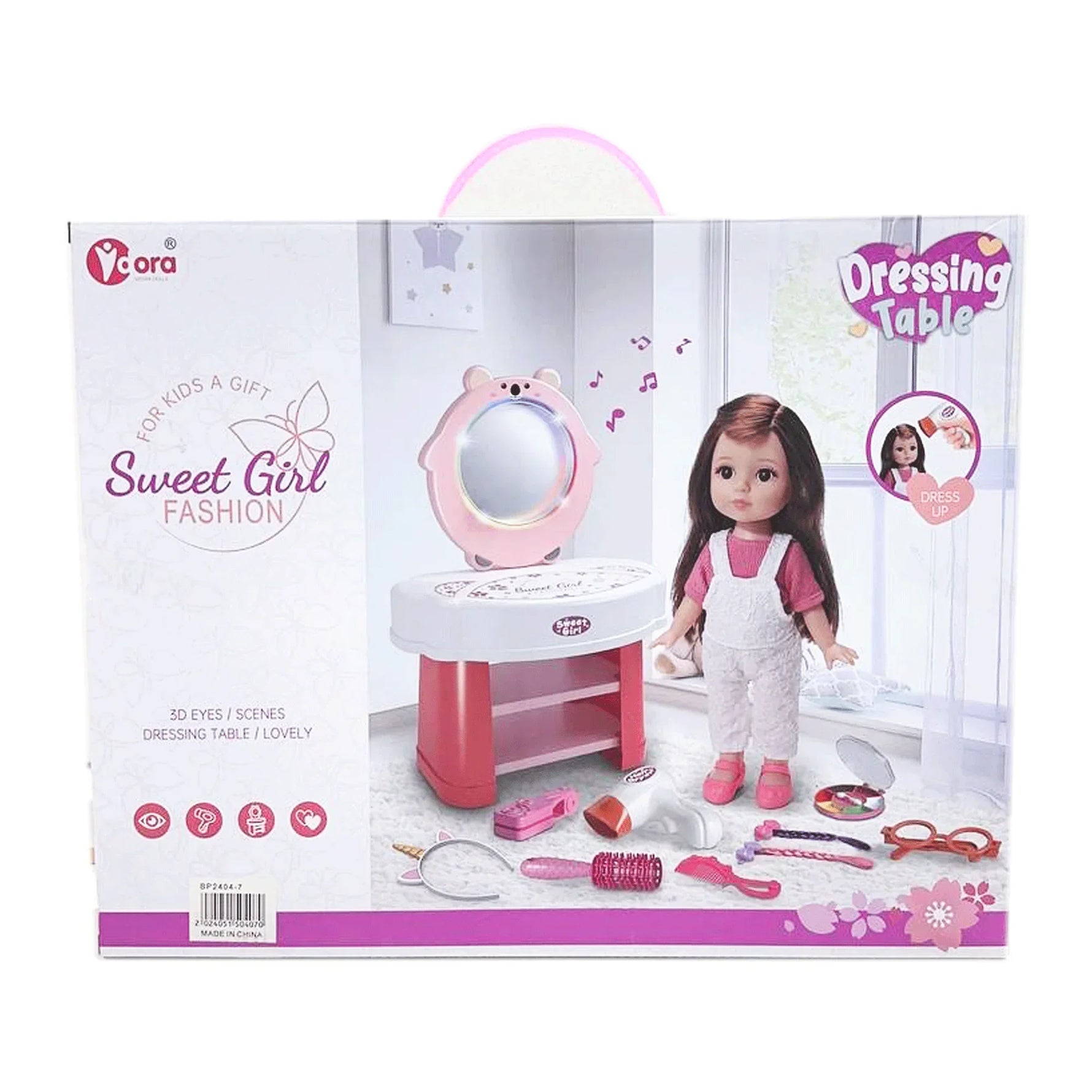 أزياء الفتاة الحلوة دمية أنيقة