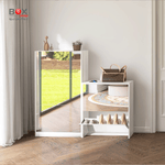 خزانة أحذية مع مرآة طولية