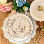 طقم أطباق مائدة فاخر 24 قطعة