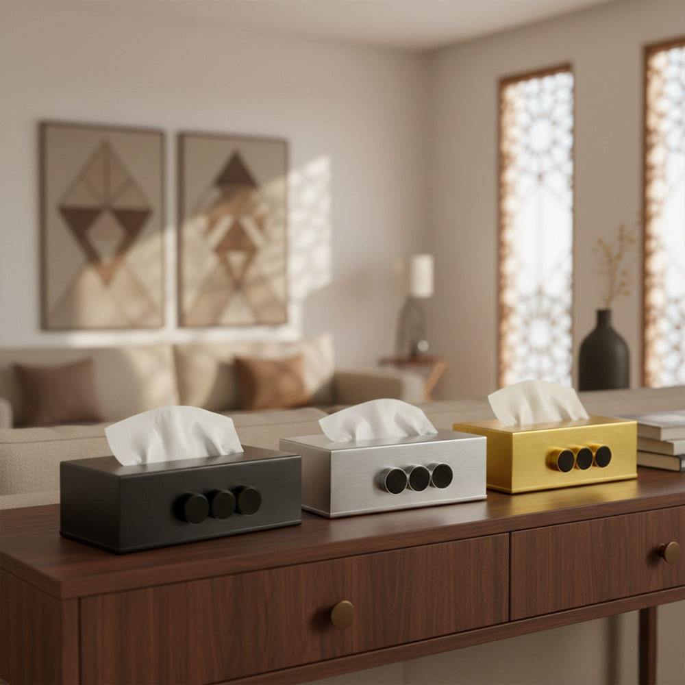 علبة مناديل عصرية