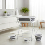 مجموعة حمام الأطفال القابلة للطي