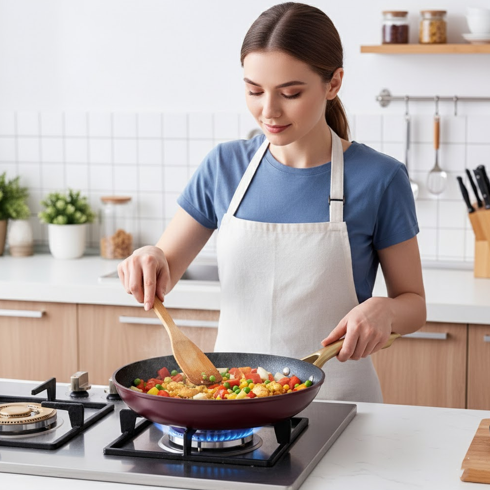 مقلاة جرانيت فاخرة غير لاصق