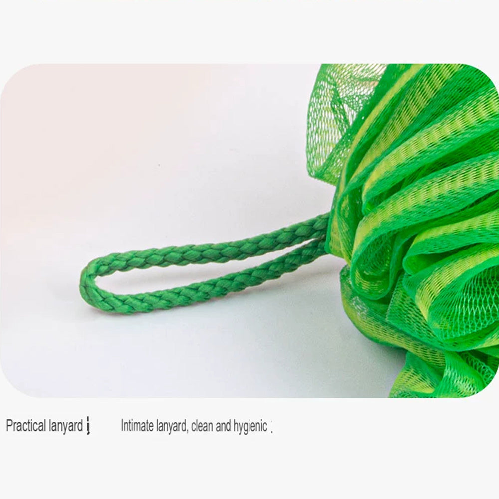 ليفة استحمام شبكية ملونة