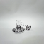 طقم استكانة وفنجان 18قطعة
