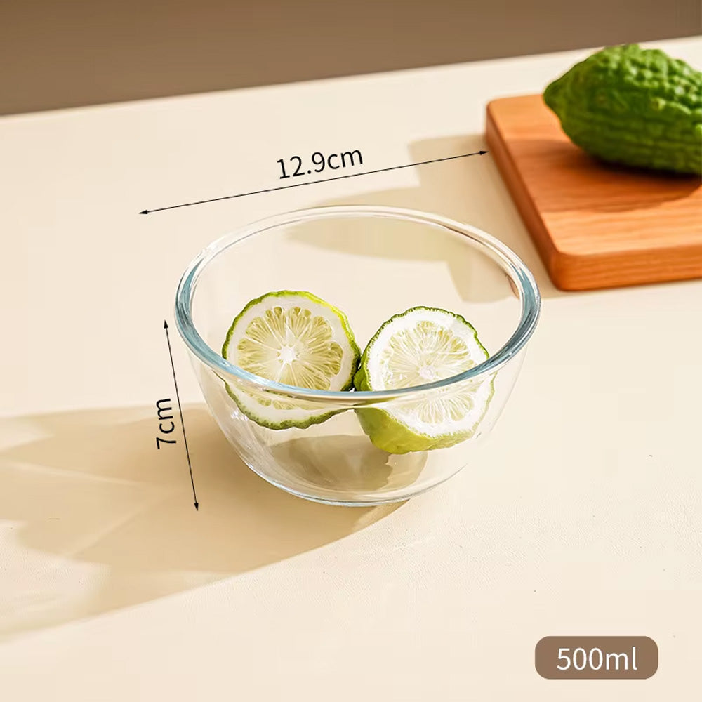 مجموعة أوعية زجاجية