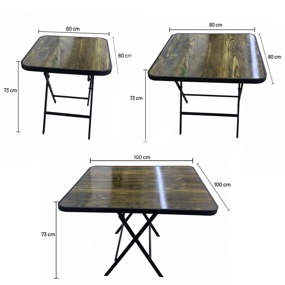 طاولة مربعة محمولة قابلة للطي