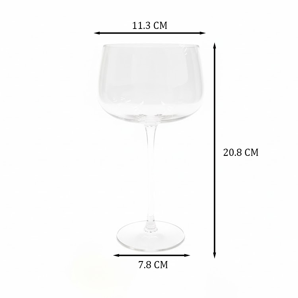 طقم كؤوس زجاجية فاخرة – 2 قطعة