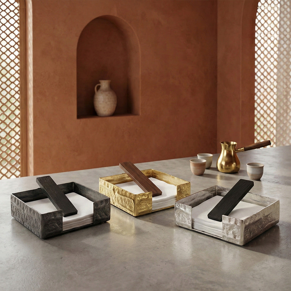 حامل مناديل مربع أنيق