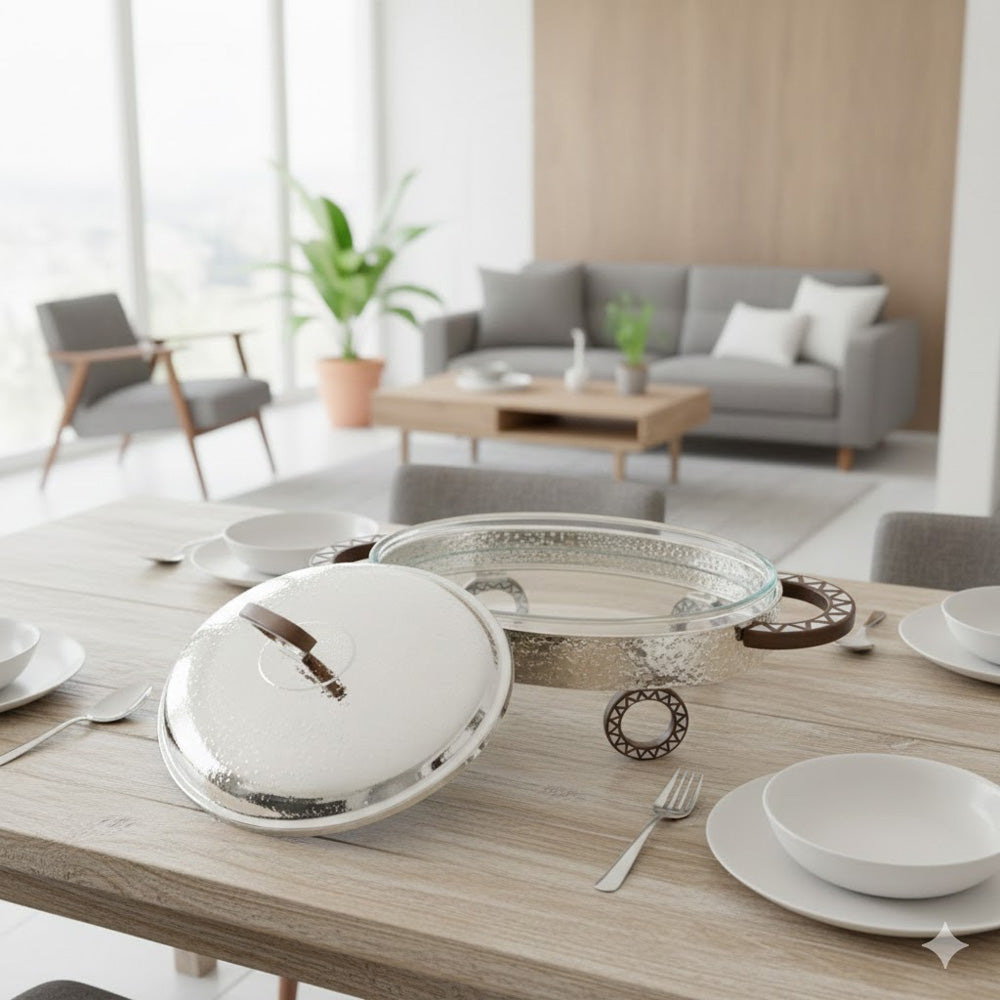 سخان طعام مع غطاء  2.5 لتر
