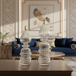 زينة زجاجية مضلعة