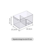 صندوق تخزين شفاف فواصل