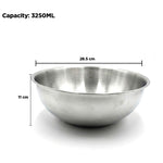 وعاء خلط مزود بعلامات قياس