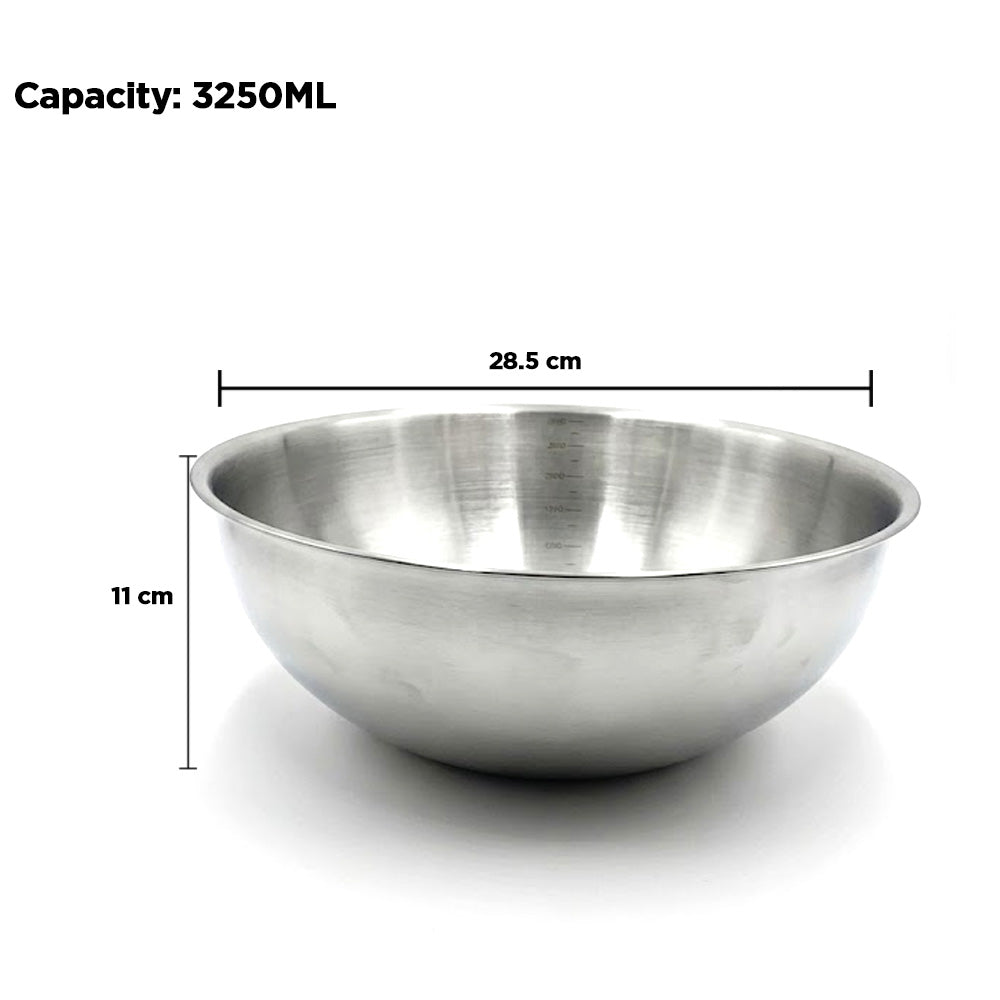 وعاء خلط مزود بعلامات قياس